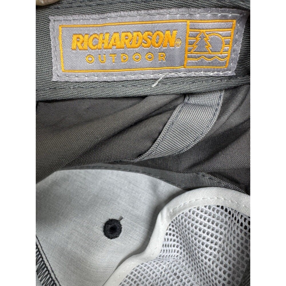 Lab Golf Unstructured Adjustable Rope Hat Cap OS Gray Patch Logo - Picture 4 of 5